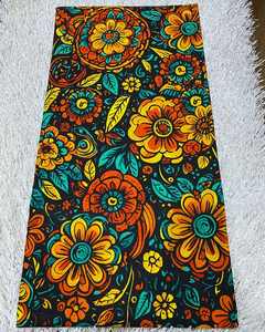 Tissu nigérian en coton imprimé à la cire pour femmes, idéal pour les projets de couture et de mode de Hitjem Botswana. - Product Image 2