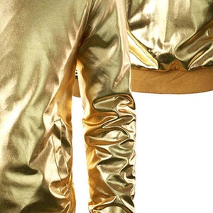 Veste en satin double face de haute qualité Blouson bombardier brodé avec logo de marque personnalisé Veste de baseball pour hommes - Product Image 3