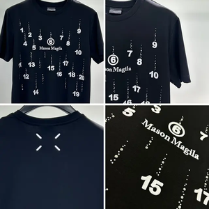 เสื้อยืดคอกลมผ้าฝ้าย100% ดีไซน์ใหม่สำหรับผู้ชายเสื้อยืดพิมพ์ลายพื้นแบรนด์ตามสั่ง - Product Image 4