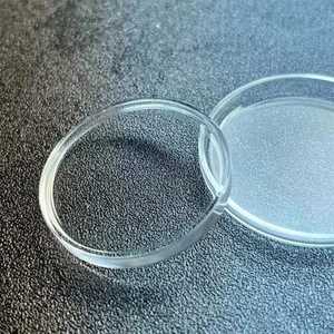 Verre de montre plat rond en saphir noir métallisé AR AF pour montre-bracelet, verre saphir double dôme - Product Image 5