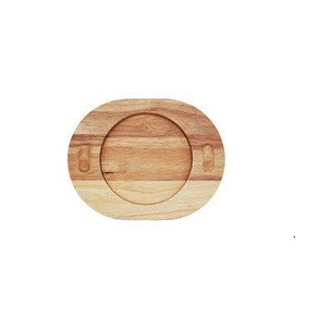 Dessous de plat en pierre de bois Table pendaison de crémaillère cadeau sous-verre ensemble forme ronde sous-verres avec support avec vente - Product Image 3