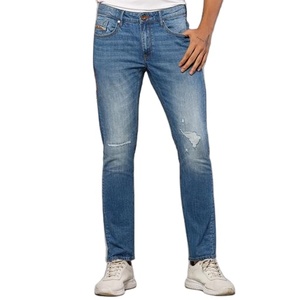 2023กางเกงยีนส์ขายาวสำหรับผู้ชายสไตล์วินเทจคุณภาพสูงดีไซน์100% ODM - Product Image 5