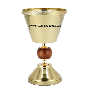 Soporte de incienso hecho a mano de calidad premium Bakhoor de diseñador con acabado blanco y dorado última llegada metal decorativo Mubkhar - Product Image 5