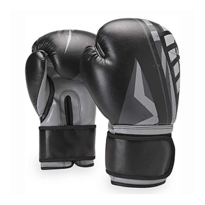Gants de boxe en cuir PU et mousse 8oz 28cm, protection UV, antidérapants, unisexe, avec fermeture auto-agrippante, pour une fiabilité et une résilience accrues lors du jeu - Product Image 1