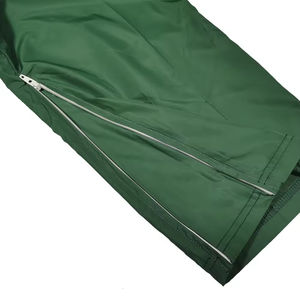 OEM personnalisé hommes taille haute toile anti-rides respirant séchage rapide pantalon de survêtement évasé polyester lavé - Product Image 5