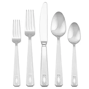Tête en argent classique avec poignée en résine crème ensemble de couverts pour des événements à usage domestique utiliséet des cadeaux fabriqués à la main en Inde - Product Image 6