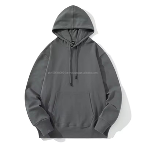 Pull unisexe lourd 350G pull en polaire de haute qualité chaud brossé à capuche pull unisexe impression personnalisée hiver - Product Image 3
