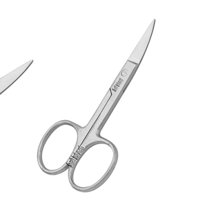 Outils de manucure et de maquillage Ciseaux à ongles et cils incurvés en acier inoxydable Lame tranchante pour instruments de beauté pour la coupe du nez et des sourcils - Product Image 5