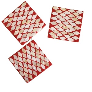 Wooden Coasters <b>Set</b> with Holder Mother of Pearl Inlay Coasters Premium Mother of Pearl Coaster <b>Set</b> Hotels & Restaurant - Product Image 1