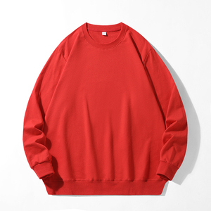 Sudadera personalizada de manga larga con cuello redondo para hombre, 390 Gsm, tejido de punto, estilo informal, sudadera con estampado de logotipo personalizado - Product Image 1