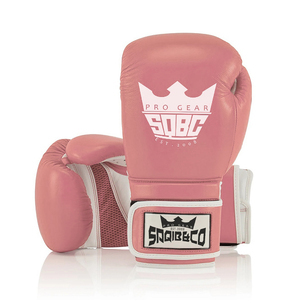 Gants de boxe pour femmes MMA Sanda personnalisés en cuir d'entraînement rose prix d'usine - Product Image 3