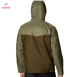 <b>Lightweight</b> Hooded Canvas Windbreaker <b>Jacket</b> High Quality Eco-Friendly Nylon/Polyester Winter <b>Jacket</b> <b>for</b> <b>Men</b> - Product Image 2