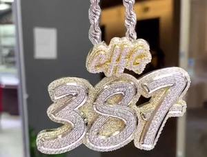 สร้อยคอจี้รูปตัวเลขสำหรับผู้ชายพร้อมกล่องยาวเครื่องประดับสไตล์คริสเตียน - Product Image 2