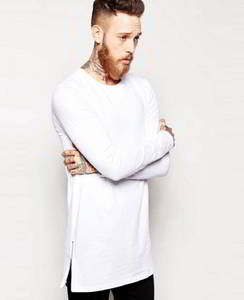 Wholesale <b>Men's</b> Slim Fit 200GSM 100% Cotton Streetwear <b>T</b>-<b>Shirt</b> Custom Logo OEM - Product Image 3