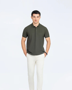 Polo à manches courtes en coton 100% pour homme, vêtements de golf uniformes, t-shirts personnalisés pour hommes, polo de golf imprimé avec logo personnalisé - Product Image 2