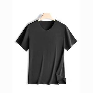 Venta caliente 100 por ciento algodón Pima orgánico peso pesado camisetas para Hombres estilo casual diseño en blanco ropa de verano - Product Image 3