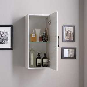 ตู้ห้องน้ำไม้โอ๊คขาวแบบประตูเดียว Ravenna Reversible รุ่นหรูหรา - Product Image 5