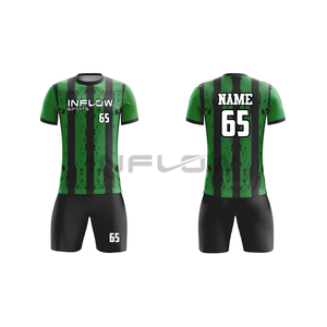 เสื้อฟุตบอลสั่งทำพิเศษสำหรับผู้ใหญ่และเยาวชน ผ้าโพลีเอสเตอร์ 100% เสื้อฟุตบอลสโมสร เสื้อทีมฟุตบอล - Product Image 1