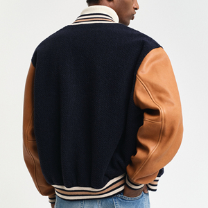 เสื้อแจ็กเก็ตเบสบอลทีมตัวแทนสำหรับผู้ชายรุ่นวิทยาลัยออกแบบมาให้สวมใส่สบายและมีเปลือกนอกที่ทันสมัย - Product Image 4