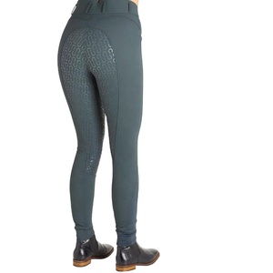 2021 culottes équestres pour femmes les plus vendues dernières équitation Jodhpurs avec Logo personnalisé patch en Silicone respirant vêtements en Silicone - Product Image 2