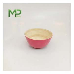 ชามใส่สลัดผลไม้และผลไม้ทำจากไม้ไผ่ย่อยสลายได้เป็นมิตรต่อสิ่งแวดล้อมทำด้วยมือ - Product Image 2