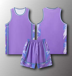 Nuevo Uniforme de Baloncesto Personalizado de la Mejor Calidad, 100% Poliéster Antibacteriano, Sin Mangas, con Estampado Luminoso, Logotipo Personalizado, Nombre del Equipo - Product Image 5