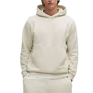 Sweat-shirts à capuche pour hommes Pull lourd Oversize Sweats à capuche lourds pour hommes Coton uni noir Logo personnalisé Pull à capuche pour hommes - Product Image 1