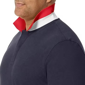 Vente promotionnelle de polos de bonne qualité pour hommes, fabriqués en usine, maintenant disponibles à un prix abordable avec étiquette personnalisée - Product Image 5