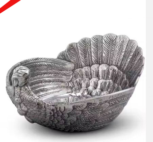 Diseño de tendencia Diseño de hoja de aluminio de metal Sirviendo frutero para restaurante de hotel en casa - Product Image 1