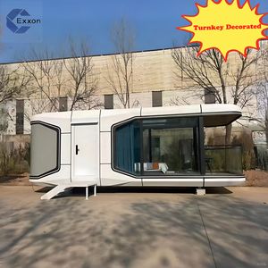 Casa Prefabbricata di Lusso Mobile a Capsula Spaziale per Resort all'Aperto con Bagno e Cucina, Design di Alta Gamma per Soggiorni Turistici - Product Image 1