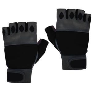 Heavy Gym Workout Gloves Heavy Duty New Arrival Wrist <b>Support</b> Half <b>Finger</b> Weightlifting Gloves - Product Image 5