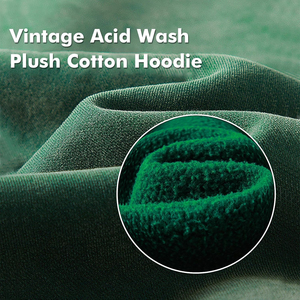 Nuevo diseño 2024 sudaderas con capucha desgastadas de alta calidad para hombres Casual Vintage Wash Hoodie 100% algodón ácido lavado transpirable - Product Image 5