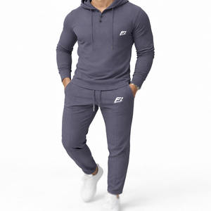 Ensemble de sweat-shirts en molleton pour homme sur mesure, ensembles de survêtement OEM et survêtement en gros, vêtements décontractés à étiquette privée pour les marques de streetwear B2B - Product Image 3