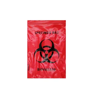 Loại CuộN công suất lớn biohazardous xử lý chất thải y tế Nhựa thùng rác Túi