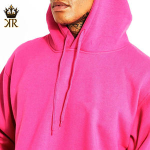 <b>Men's</b> Core <b>Hoodie</b> 100% Cotton <b>Pink</b> Light Weight Insulated Comfortable Regular Fit for Winter Everyday Wear - Product Image 3