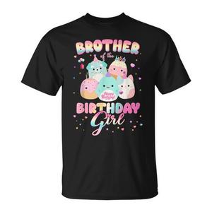 Maglietta Birthday Family Squish Squad per fratelli per celebrazioni di compleanno ed eventi familiari - Product Image 1