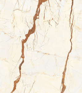 Carrelage mural et de sol en porcelaine ivoire moderne sans fin 60x120 CM, finition mate polie pour intérieur de villa, hôtel et appartement - Product Image 6