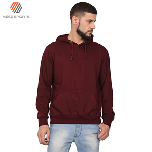 Men’s Plus Size Blank Hoodie Custom Brand Private Label Plain Pullover Sports Gym <b>Sweatshirt</b> Wholesale - Product Image 2