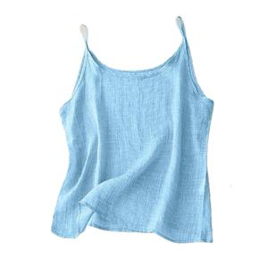 La mejor opción para mujer sin mangas tejido cuello redondo Tank Cami Color sólido alta calidad Hogar y cómodo vestido hecho en Bangladesh - Product Image 6