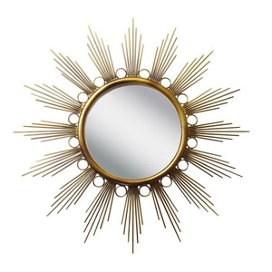 Luxury Finishing Metal Frame Eye Shape Wall <b>Mirror</b> for Home & Hotel <b>Bathroom</b> High Quality Gold Modern Design Wholesale Pricing - Product Image 3