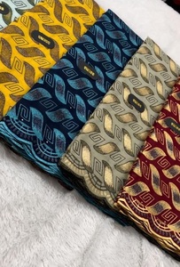 Tela Africana de Algodón Puro de Alta Calidad en Oferta, Estilo Voile, Tradicional, Multicolor, para Vestidos/Prendas Étnicas, Venta al por Mayor en India - Product Image 4