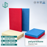 Fabricant d'éponges de Shanghai, panneaux acoustiques en mousse de polyuréthane à cellules ouvertes ignifuges, diffuseurs acoustiques, feuilles de mousse