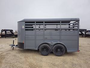 Semirremolque para Ganado de 14 Pies, Remolque de Acero y Aluminio con Eje de Acero Inoxidable y Neumáticos 12R22.5 D.O.T. Certificado para la Venta - Product Image 3