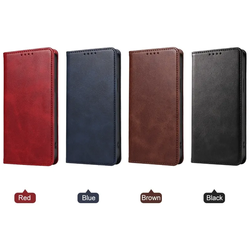 Factory Wholesale for Nokia C210 Magnetic Closure Leather Phone Case
