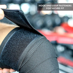 Bandages de genou pour la musculation en gros, bandages élastiques pour la musculation, coussinets confortables pour la musculation, bandage de genou pour la musculation, OEM - Product Image 4