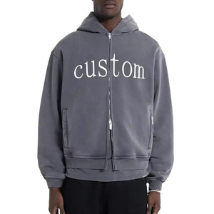 Qualité supérieure Surdimensionné Lavage À L'acide Hoodies Hommes Personnalisé Pull Vintage Streetwear 100% Coton Haute Qualité À Capuche Pour Hommes - Product Image 5