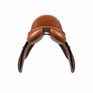Selle anglaise en cuir brun tan professionnelle - Selle d'équitation de qualité supérieure pour le saut d'obstacles et le contact étroit pour la compétition - Product Image 3