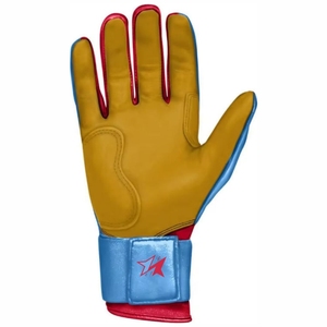 <b>Best</b> Quality Custom Men's Baseball Batting Gloves Breathable Leather with Long for Adults & Youth - Product Image 3