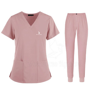 Vente en gros Ensemble de gommages unisexes pour hôpital d'été pour l'université de médecine Chaleur confortable et anti-rides Modèle OEM - Product Image 3