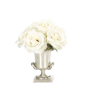 Florero de Acero Inoxidable Dorado con Diseño Decorativo y Acabado Dorado, Ideal para Decorar con Estilo tu Hogar u Oficina - Product Image 5